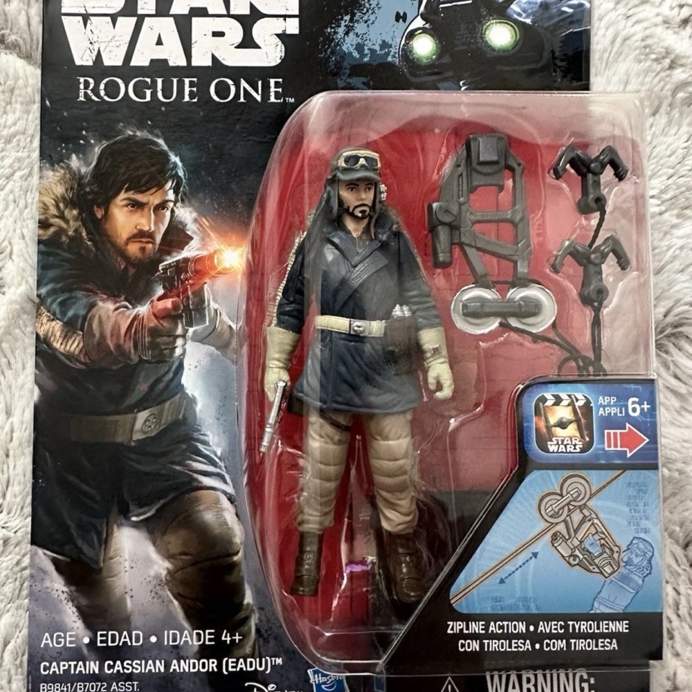 Star Wars Captain Cassian Andor Eadu Rogue One 3.75 Inch Action Figure